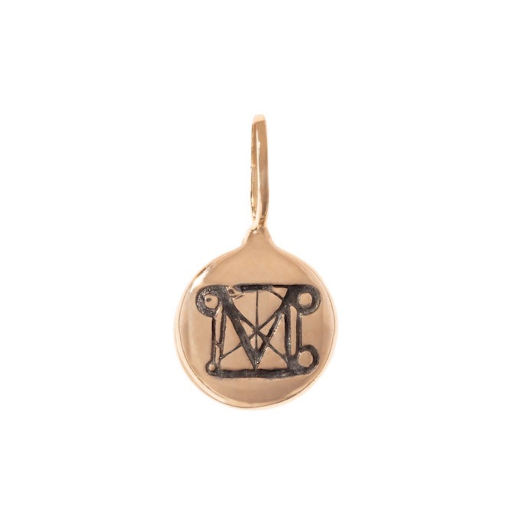 Catbird The Met Souvenir Gold Button Charm